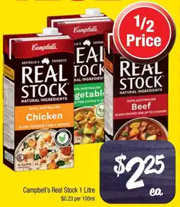Farmer Jack's Campbells Real Stock offer