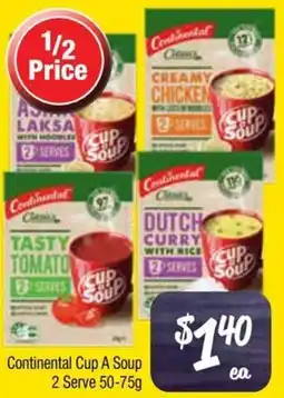 Farmer Jack's Continental Cup A Soup 2 Serve offer