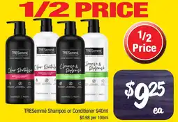 Farmer Jack's Tresemmé shampoo or conditioner offer