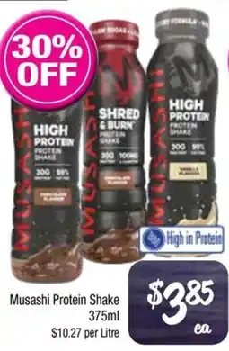 Farmer Jack's Musashi Protein Shake offer