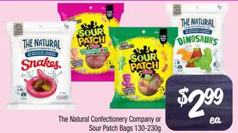 Farmer Jack's The Natural Confectionery Company or Sour Patch Bags offer