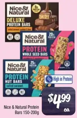 Farmer Jack's Nice & Natural Protein Bars offer