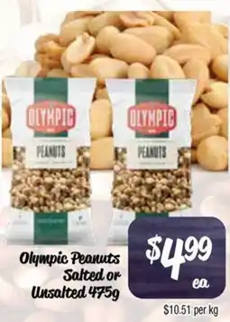 Farmer Jack's Olympic Peanuts Salted or Unsalted offer