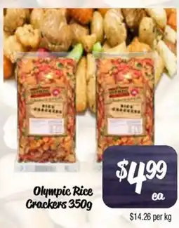 Farmer Jack's Olympic Rice Crackers offer