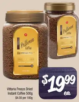 Farmer Jack's Vittoria Freeze Dried Instant Coffee offer