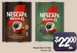 Farmer Jack's Nescafe Blend 43 offer