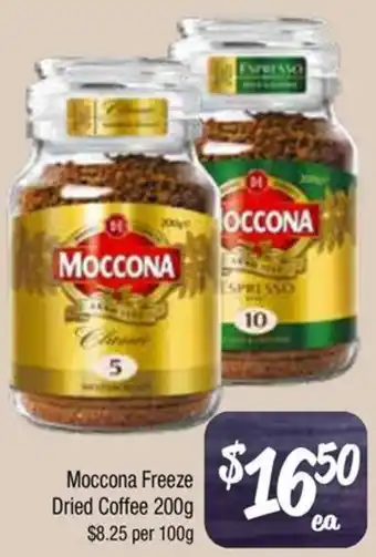 Farmer Jack's Moccona Freeze Dried Coffee offer