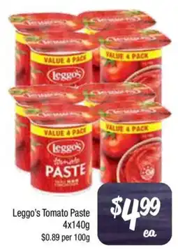 Farmer Jack's Leggos Tomato Paste offer