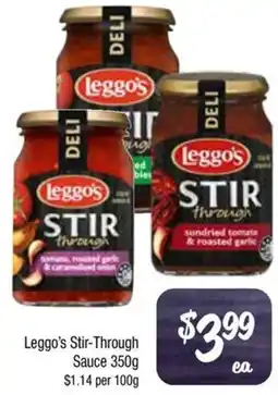 Farmer Jack's Leggos Stir Through Sauce offer