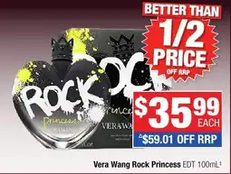 Direct Chemist Outlet Vera Wang Rock Princess EDT offer