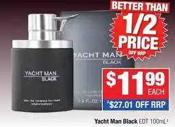 Direct Chemist Outlet Yacht Man Black offer