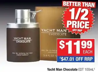 Direct Chemist Outlet Yacht Man Chocolate offer