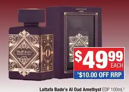 Direct Chemist Outlet Lattafa Bade'e Al Oud Amethyst offer