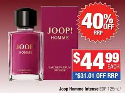 Direct Chemist Outlet Joop Homme Intense offer