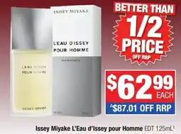 Direct Chemist Outlet Issey Miyake L'Eau d'Issey pour Homme offer
