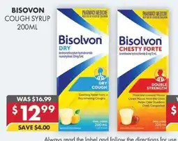 Pharmacy4Less Bisovon cough syrup offer