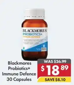 Pharmacy4Less Blackmores probiotics+ immune defence offer