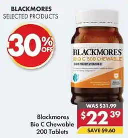 Pharmacy4Less Blackmores Bio C Chewable offer
