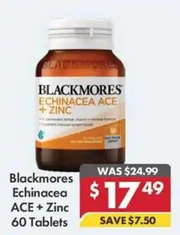 Pharmacy4Less Blackmores Echinacea ACE + Zinc offer