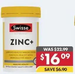 Pharmacy4Less Swisse ZINC+ offer