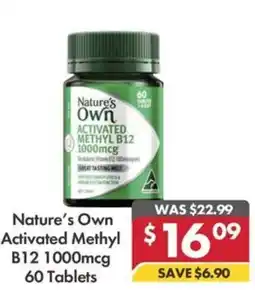 Pharmacy4Less Nature's Own Activated Methyl B12 1000mcg offer