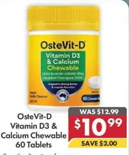 Pharmacy4Less Oste Vit-D Vitamin D3 & Calcium Chewable offer