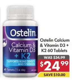 Pharmacy4Less Ostelin Calcium && Vitamin D3 + Vitamin D3 K2 offer