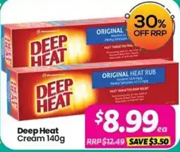 Your Discount Chemist Deep Heat Creȧm offer