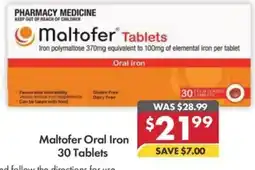Pharmacy4Less Maltofer Oral Iron 30 Tablets offer
