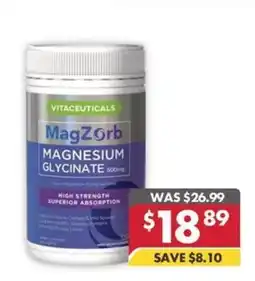 Pharmacy4Less Magzorb magnesium glycinate offer