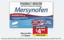 Pharmacy4Less Mersynofen 12 Tablets offer
