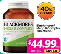 Your Discount Chemist Blackmores offer