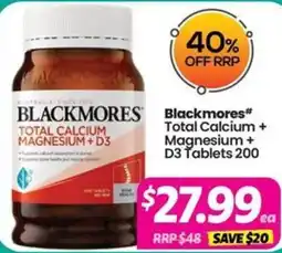 Your Discount Chemist Blackmores offer