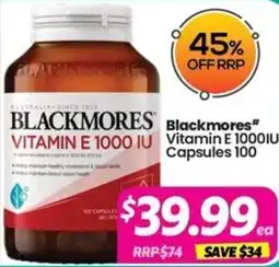 Your Discount Chemist Blackmores offer