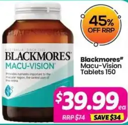 Your Discount Chemist Blackmores offer