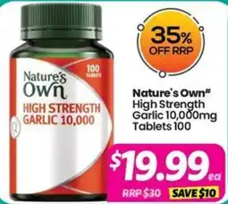 Your Discount Chemist Natures Own offer