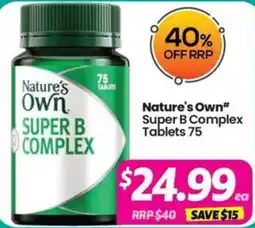 Your Discount Chemist Natures Own offer