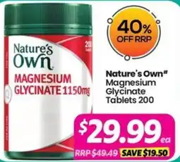 Your Discount Chemist Natures Own offer