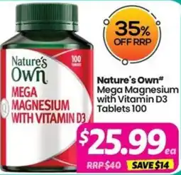 Your Discount Chemist Natures Own offer
