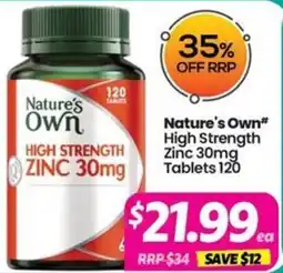 Your Discount Chemist Natures Own offer