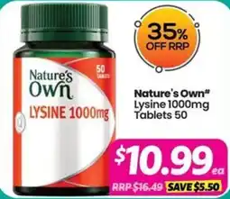 Your Discount Chemist Natures Own offer