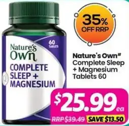 Your Discount Chemist Natures Own offer
