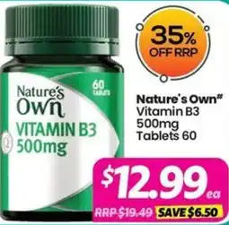 Your Discount Chemist Natures Own offer