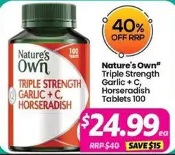 Your Discount Chemist Natures Own offer