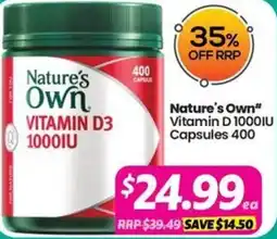 Your Discount Chemist Nature's Own offer