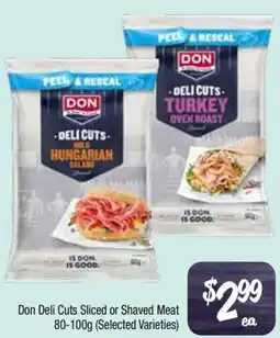 Farmer Jack's Don Deli Cuts Sliced or Shaved Meat offer