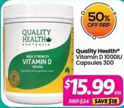 Your Discount Chemist Quality Health offer