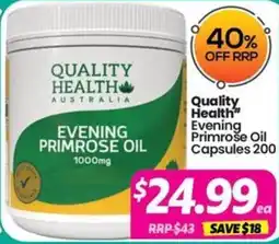 Your Discount Chemist Quality Health offer