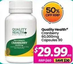 Your Discount Chemist Quality Health offer