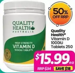 Your Discount Chemist Quality Health offer